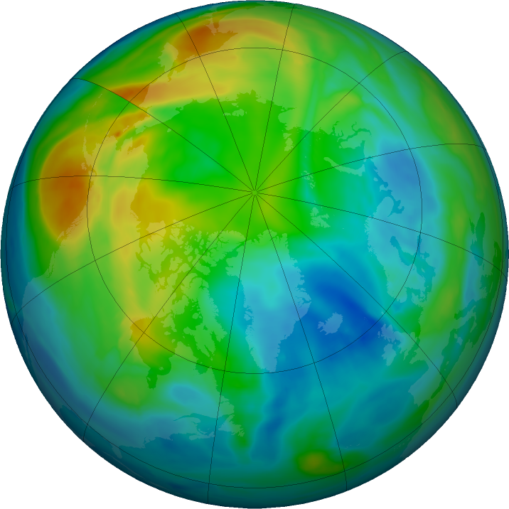Arctic ozone map for 30 November 2017